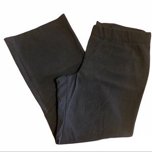 Women’s Maternity Grey Bootcut Pants Semi - Demi Panel Size X-Large TM & Style